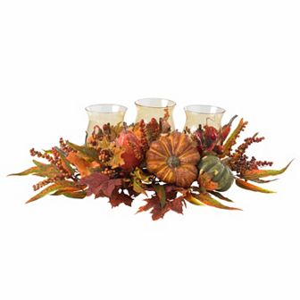 nearly natural Harvest Triple Candelabrum