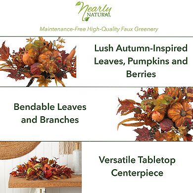 nearly natural Harvest Centerpiece