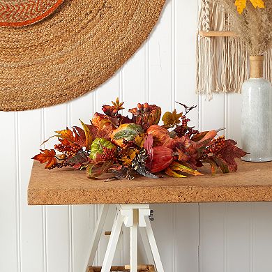 nearly natural Harvest Centerpiece