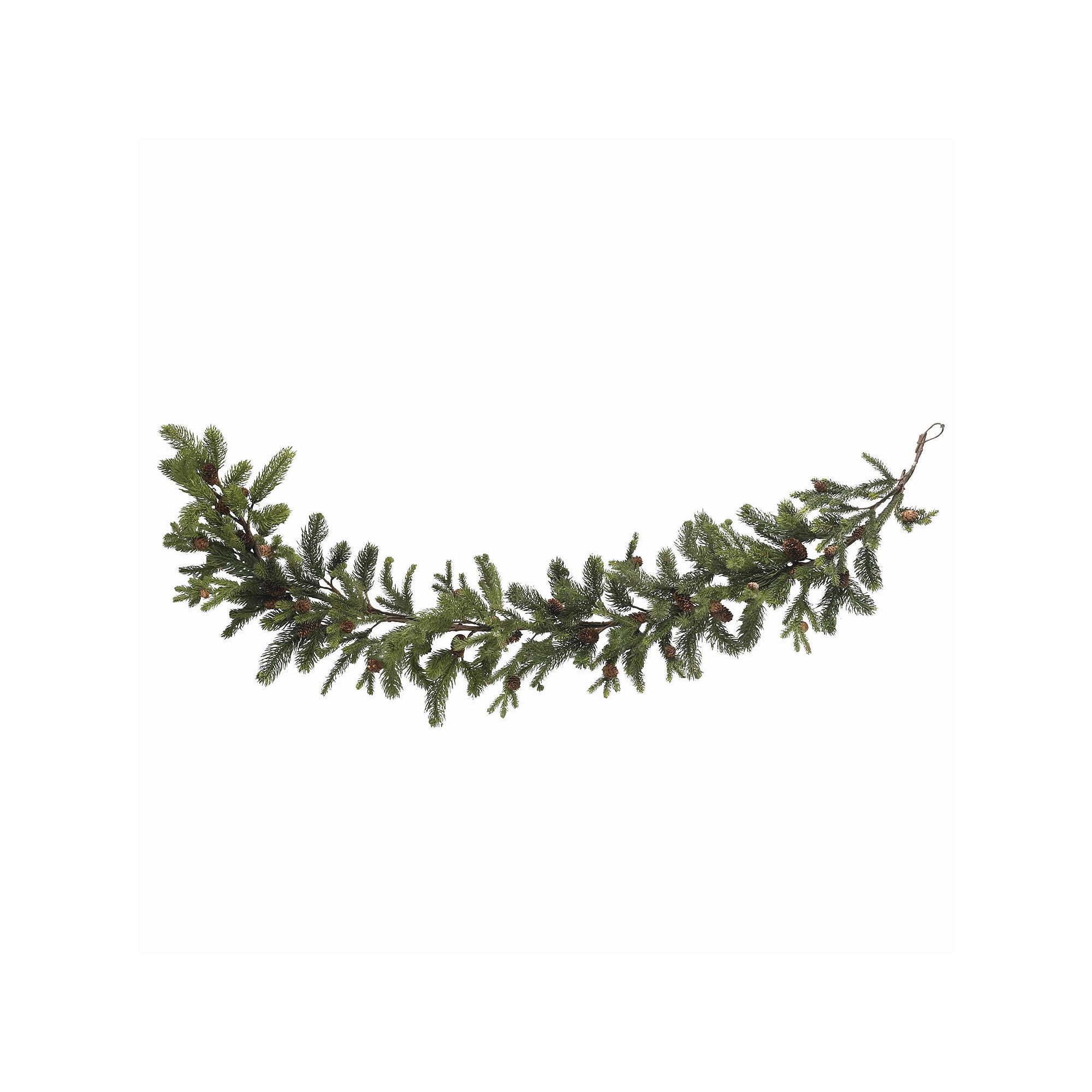 nearly natural 60-in. Pine & Pinecone Garland, Green