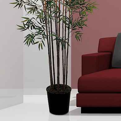 nearly natural 6-ft. Mini Bamboo Silk Tree