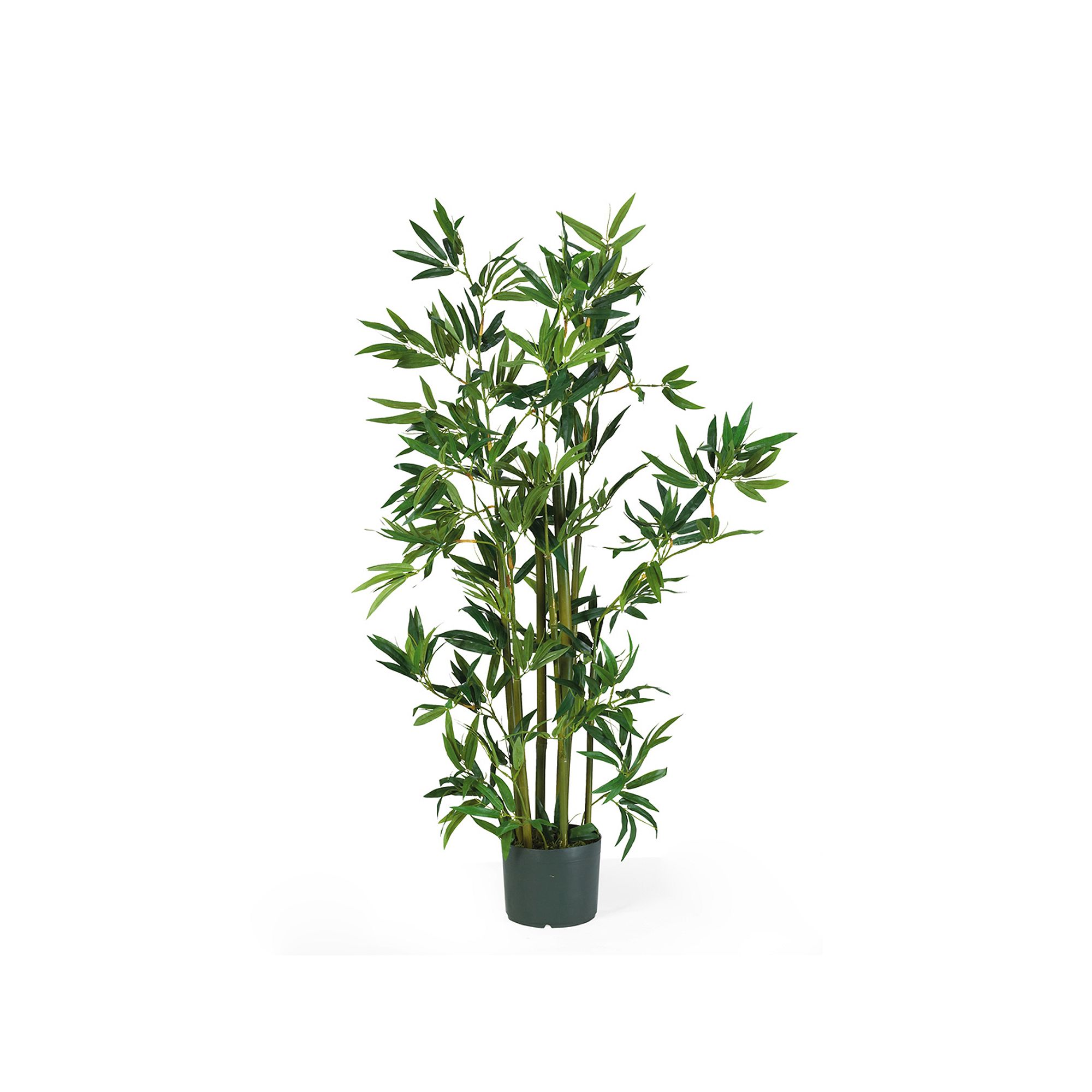 nearly natural 4-ft. Bamboo Silk Plant, Green