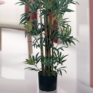 nearly natural 4-ft. Bamboo Silk Plant