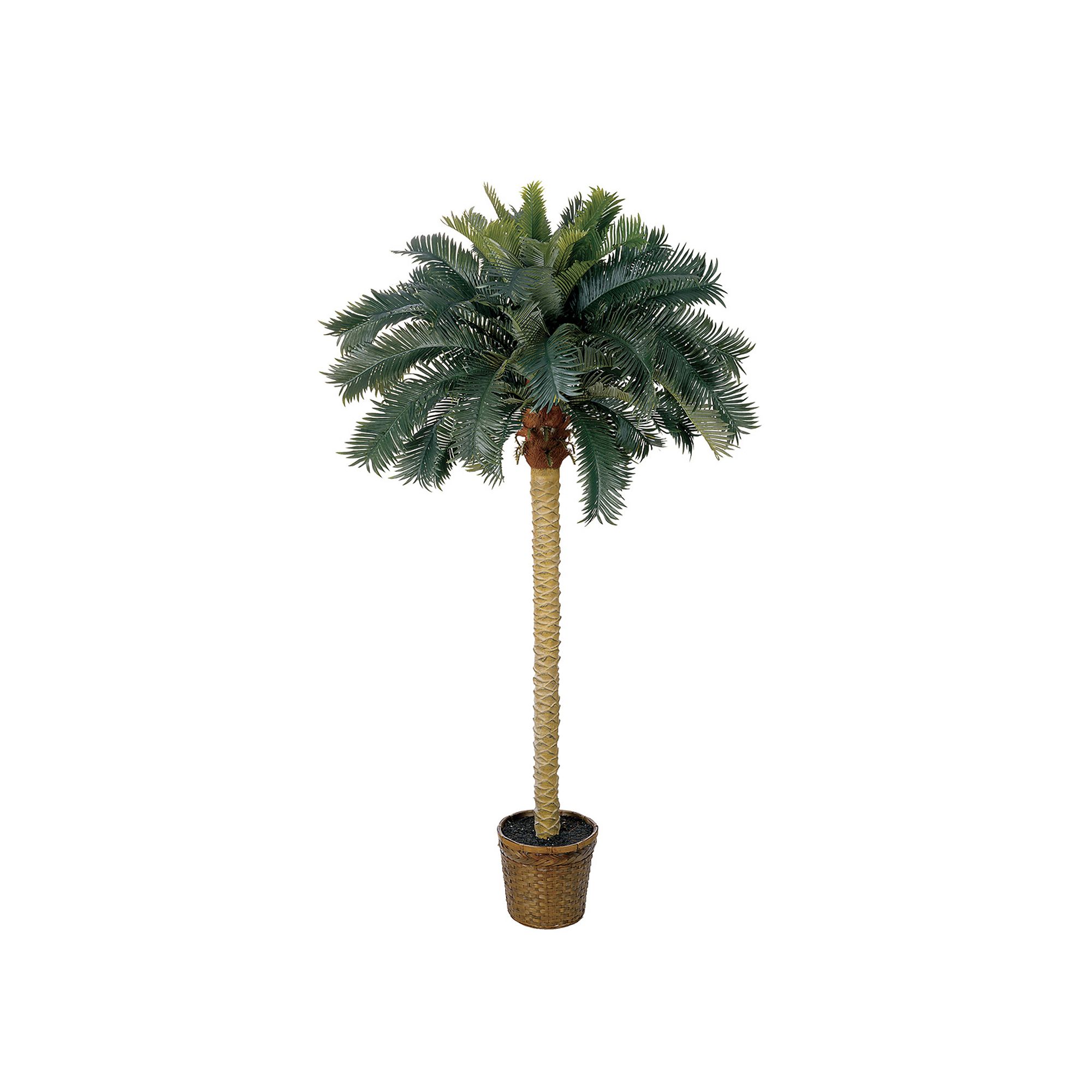 nearly natural 6-ft. Sago Palm Silk Tree, Green