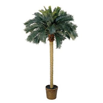 nearly natural 6-ft. Sago Palm Silk Tree