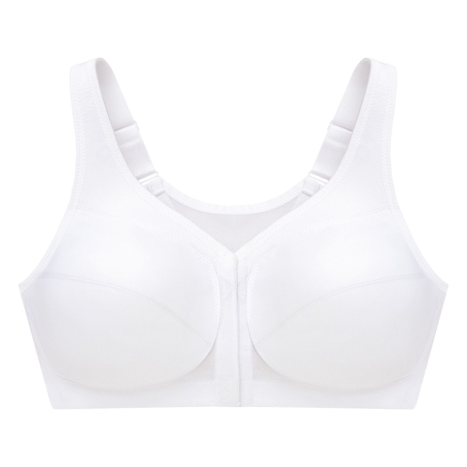 Plus Size Glamorise Full-Figure MagicLift Front Close Posture Back