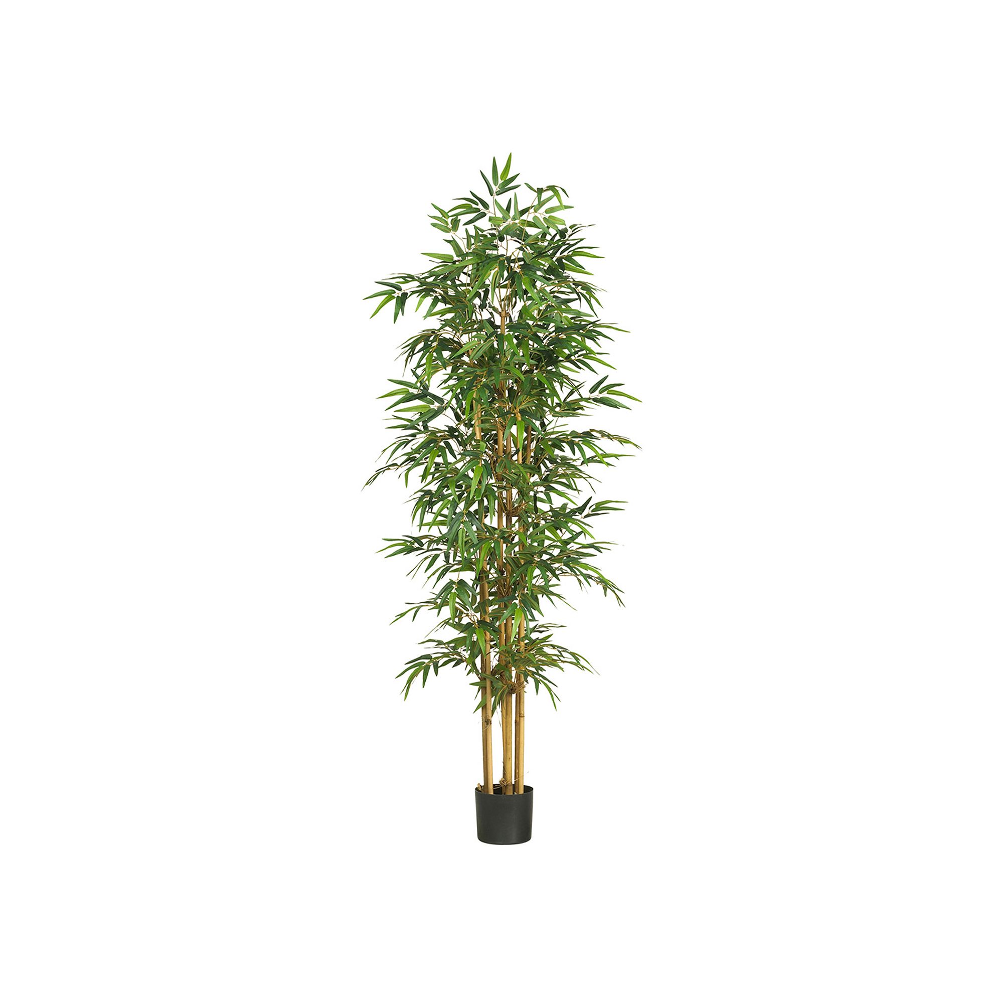 nearly natural 75-in. Bamboo Silk Tree, Green