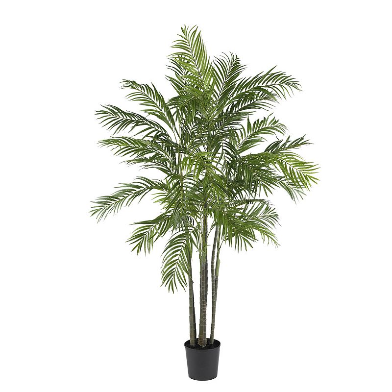 nearly natural 6-ft. Silk Areca Palm Tree, Green