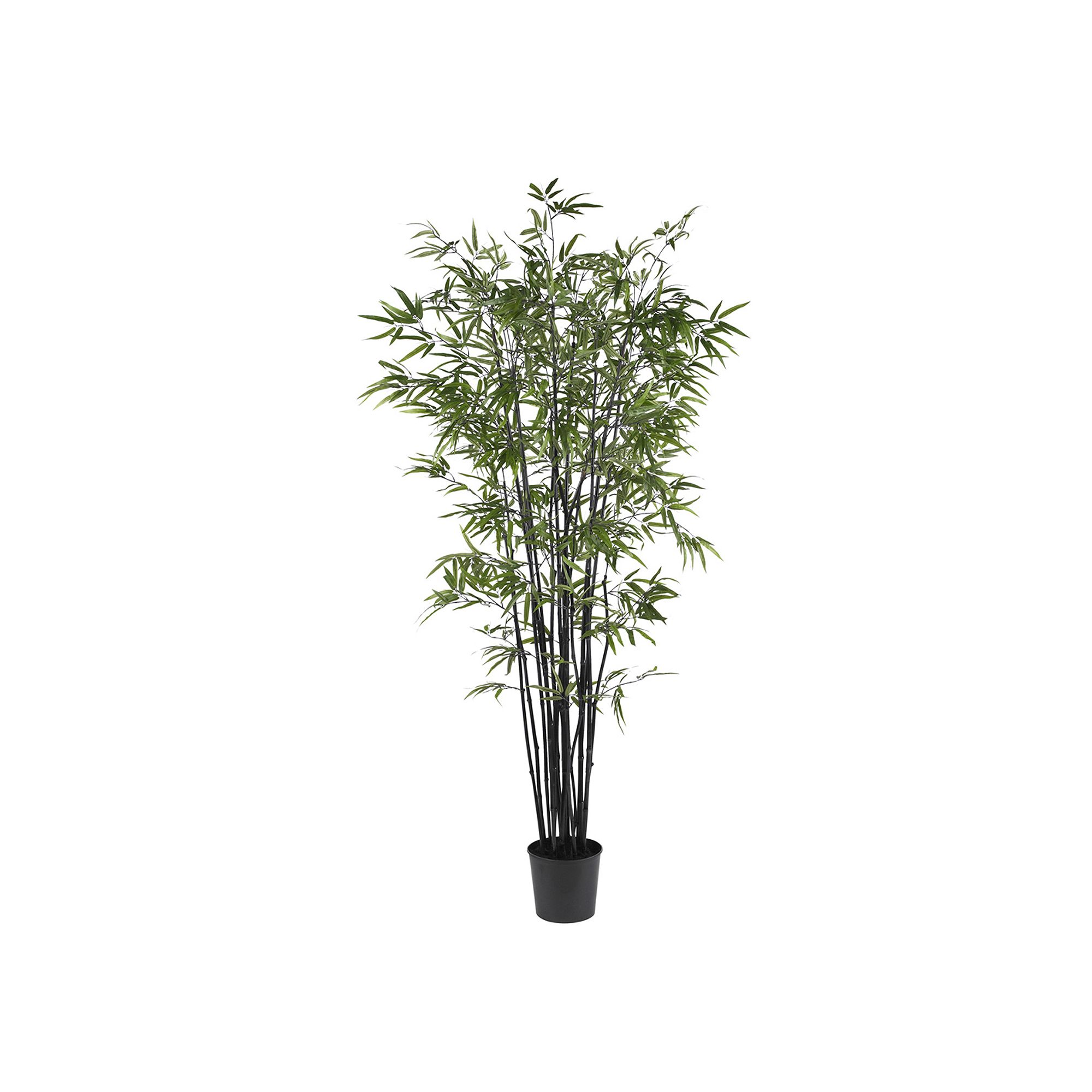 nearly natural 6 1/2-ft. Silk Black Bamboo Tree, Green