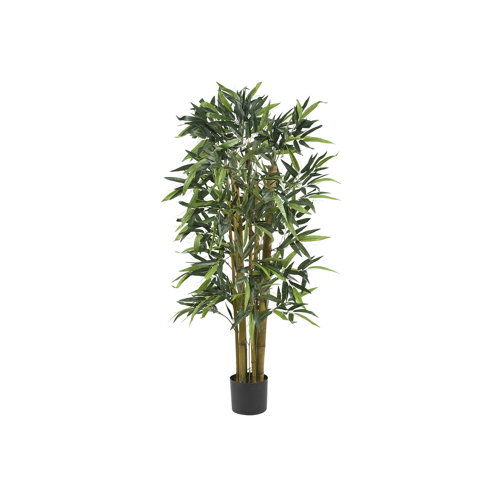 nearly natural 4-ft. Silk Biggy Bamboo Tree, Green