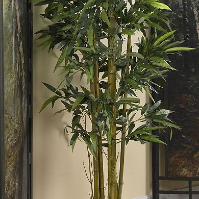 nearly natural 4-ft. Silk Biggy Bamboo Tree