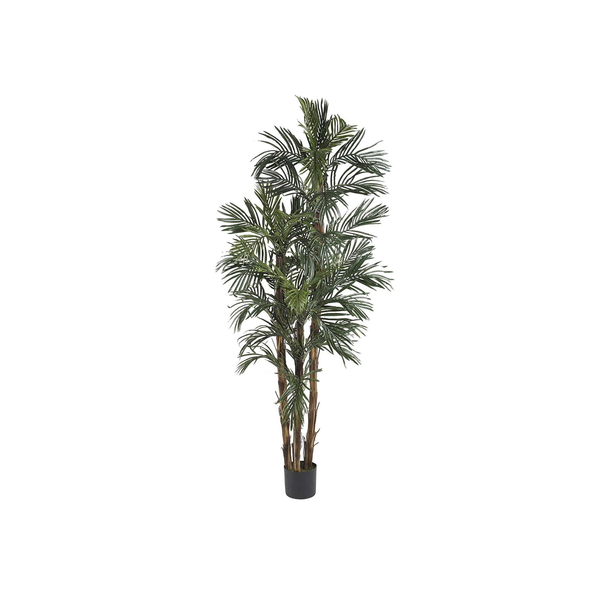 nearly natural 6-ft. Silk Robellini Palm Tree, Green