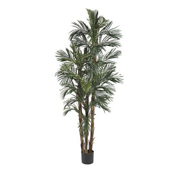 nearly natural 6-ft. Silk Robellini Palm Tree