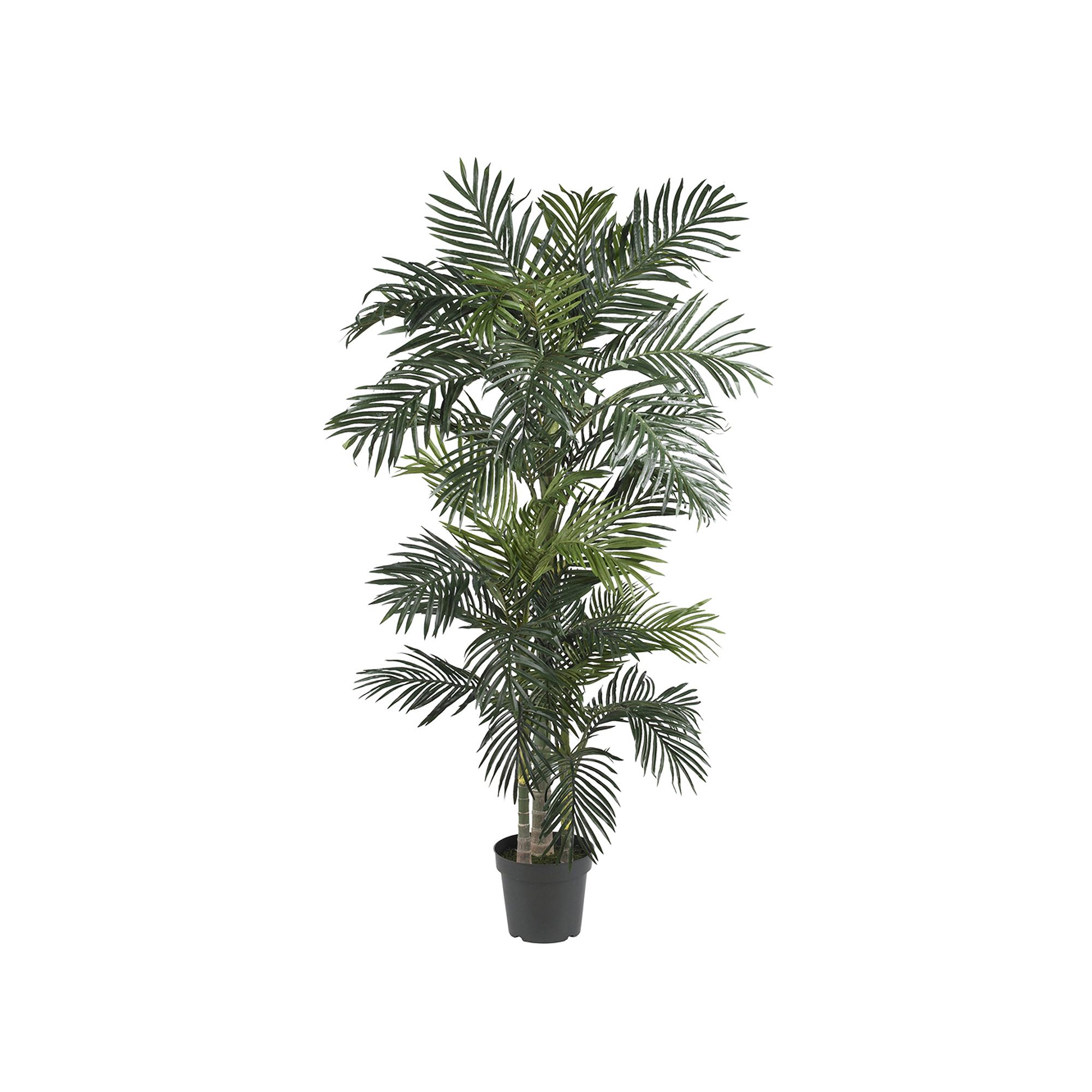 nearly natural 6 1/2-ft. Silk Golden Cane Palm Tree, Green