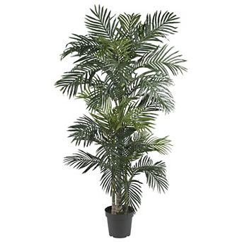 nearly natural 6 1/2-ft. Silk Golden Cane Palm Tree