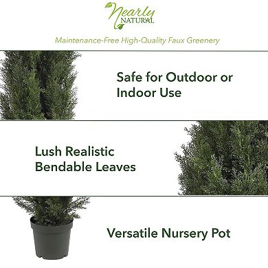 nearly natural 5-ft. Cedar Pine Tree - Indoor and Outdoor
