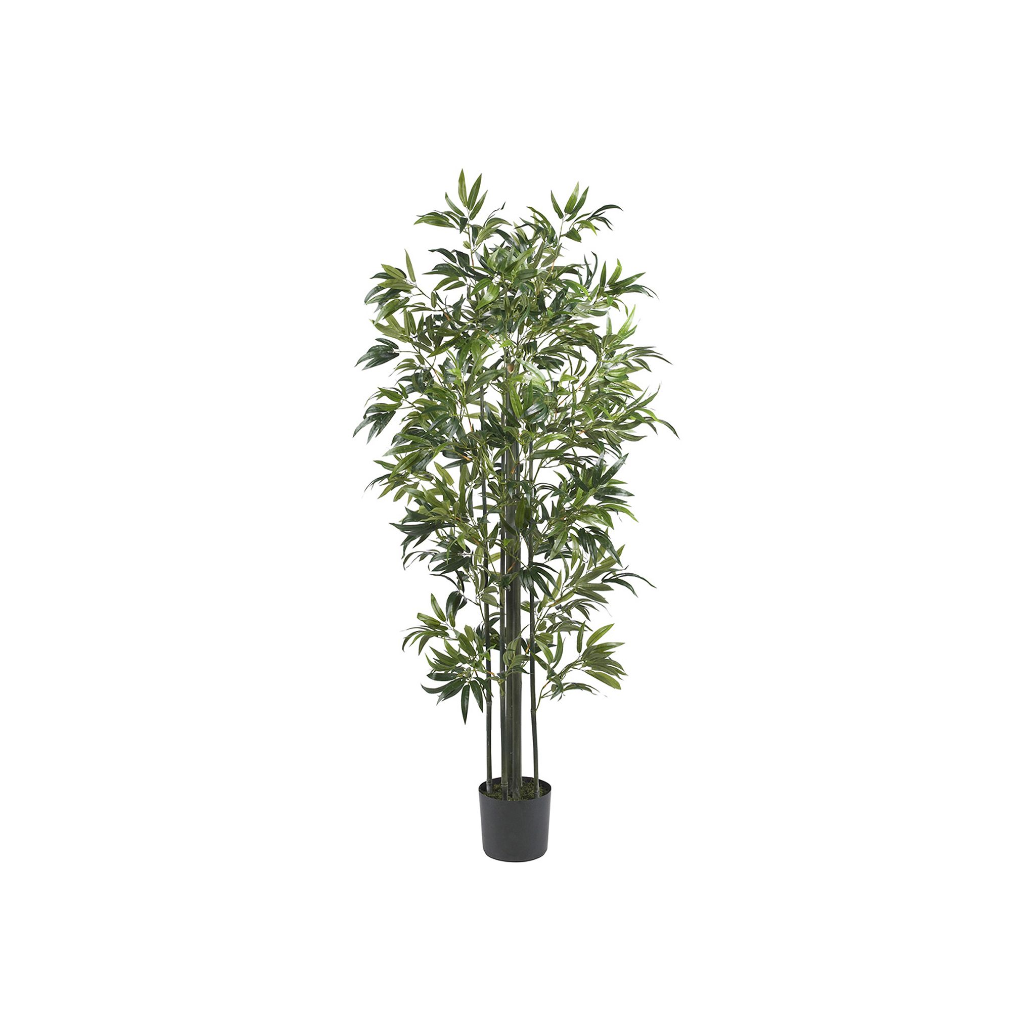 nearly natural 6-ft. Silk Bamboo Tree, Green