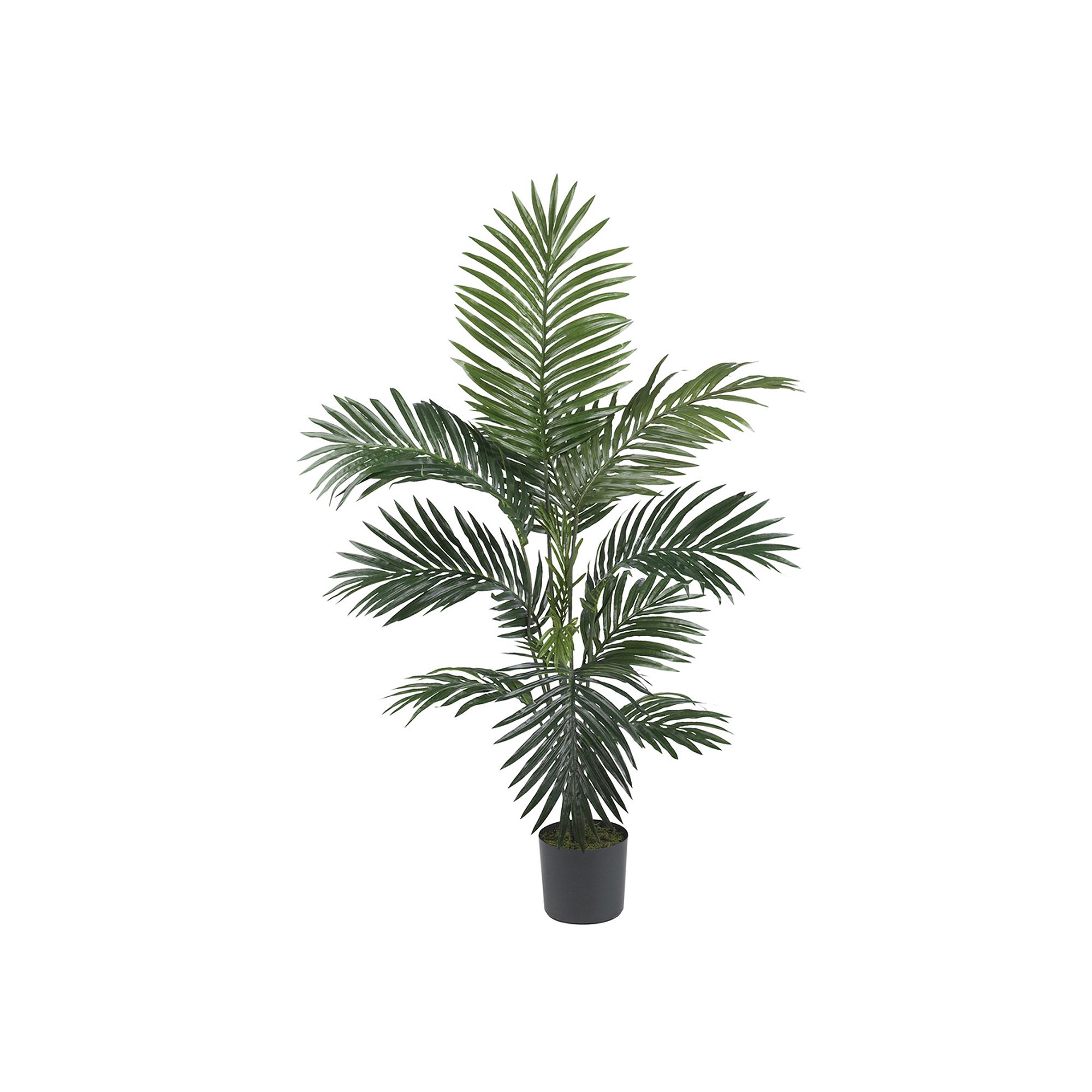 nearly natural 4-ft. Silk Kentia Palm Tree, Green