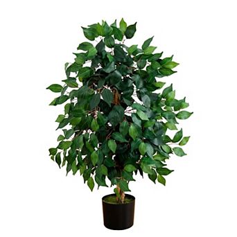 nearly natural 3-ft. Silk Ficus Tree