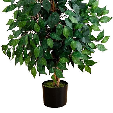nearly natural 3-ft. Silk Ficus Tree
