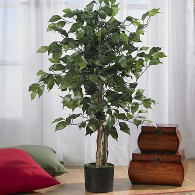 nearly natural 3-ft. Silk Ficus Tree