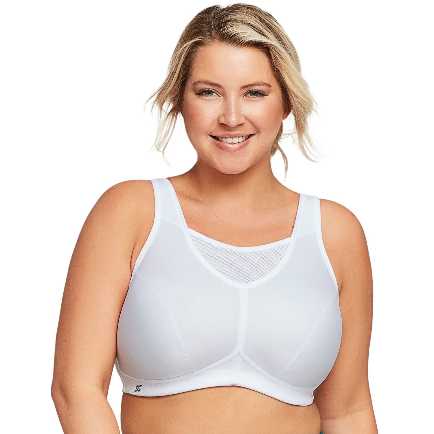 plain white sports bra