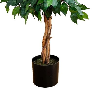 nearly natural 4-ft. Silk Ficus Tree