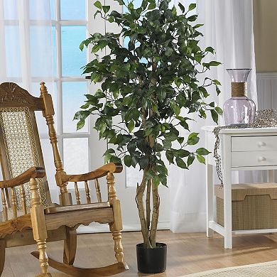 nearly natural 4-ft. Silk Ficus Tree