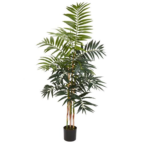 nearly natural 4-ft. Silk Bamboo Palm Tree