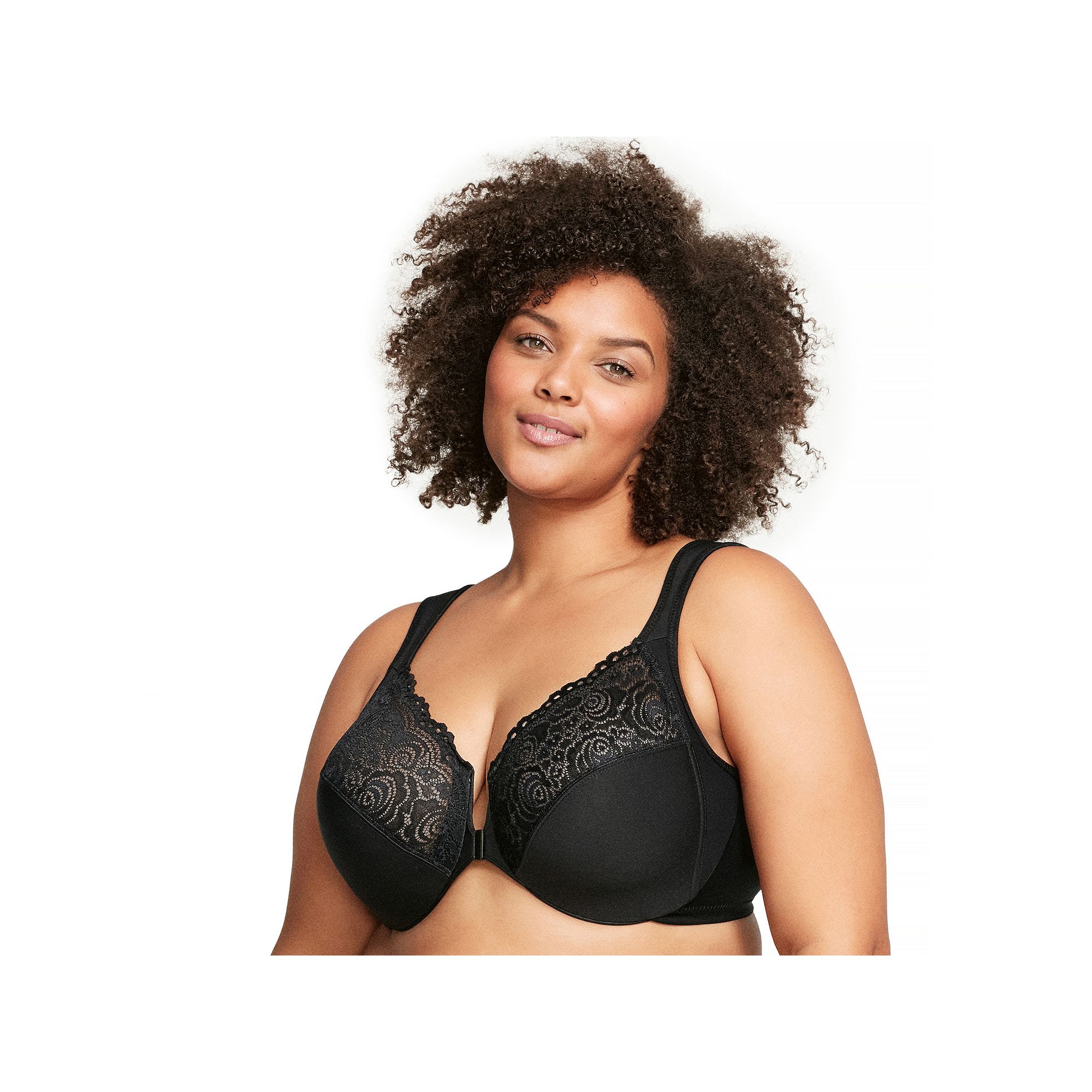 Plus Size Glamorise Full-Figure Wonderwire Front Close Bra 1245, Womens, S