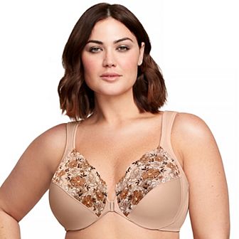 Plus Size Glamorise Full-Figure Wonderwire Front Close Bra 1245