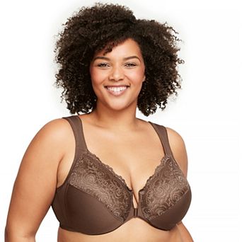 Plus Size Glamorise Full-Figure Wonderwire Front Close Bra 1245