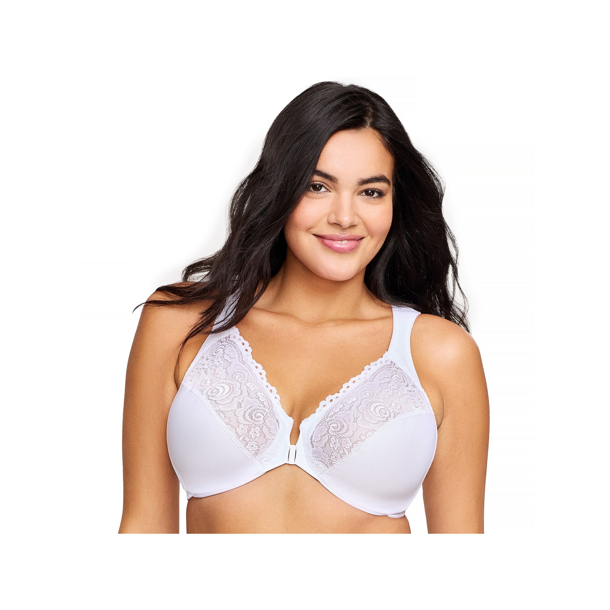 Plus Size Glamorise Full-Figure Wonderwire Front Close Bra 1245, Womens, S