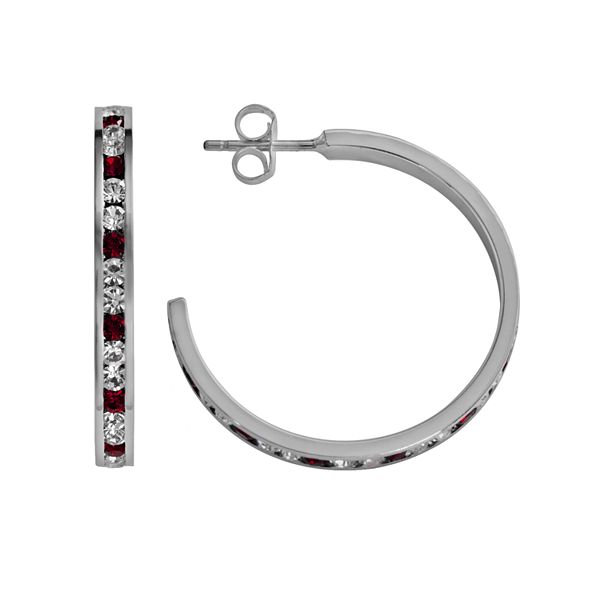 Kohls silver deals hoop earrings