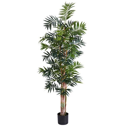 nearly natural 6-ft. Silk Bamboo Palm Tree