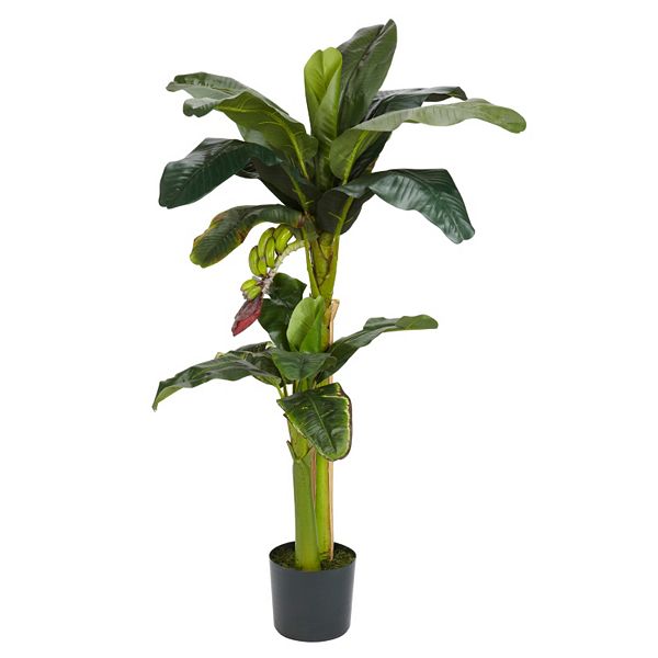 5ft. Silk Banana Tree with Bananas