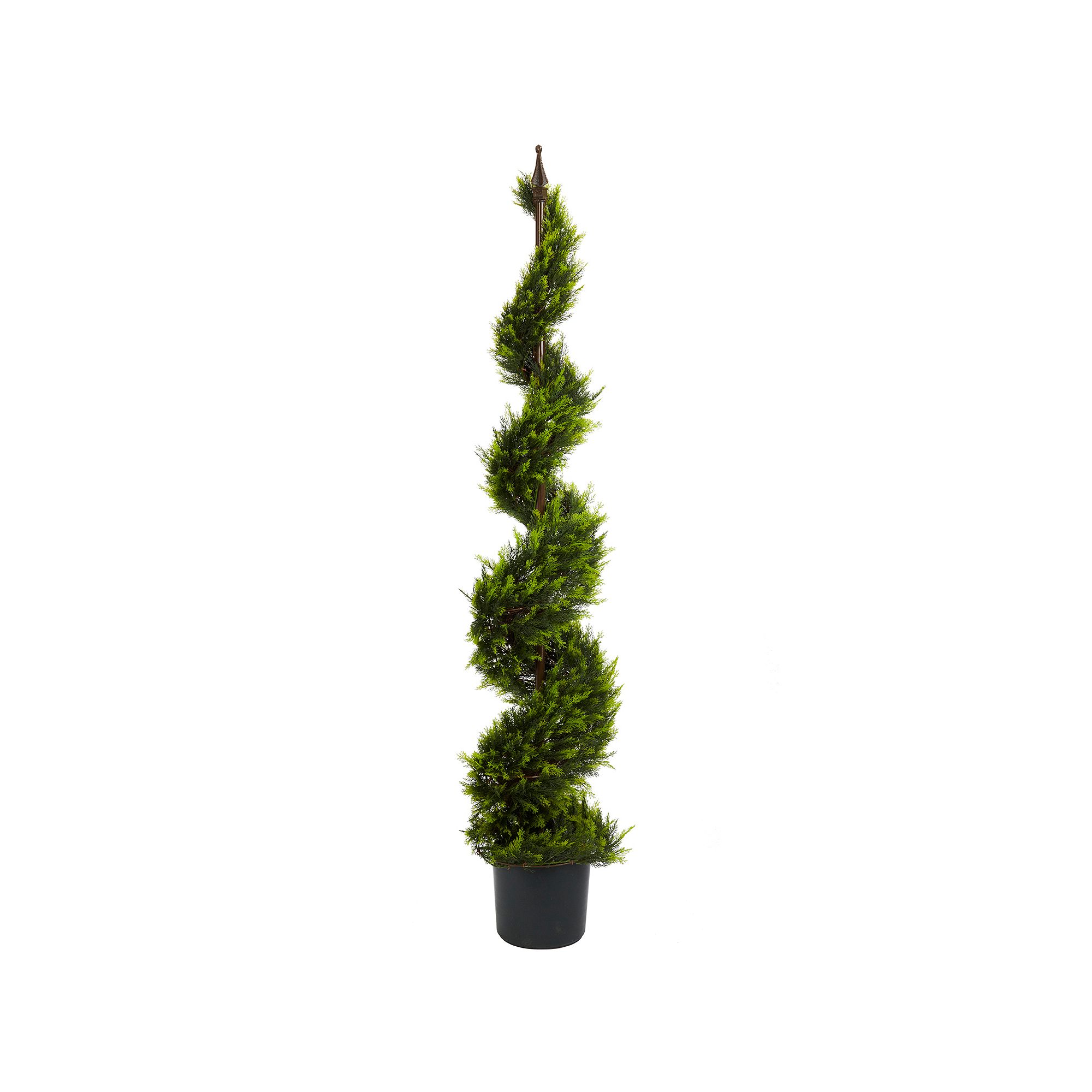 nearly natural 5-ft. Cypress Spiral Tree, Green