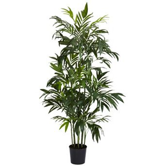 nearly natural 6-ft. Silk Bamboo Palm Tree