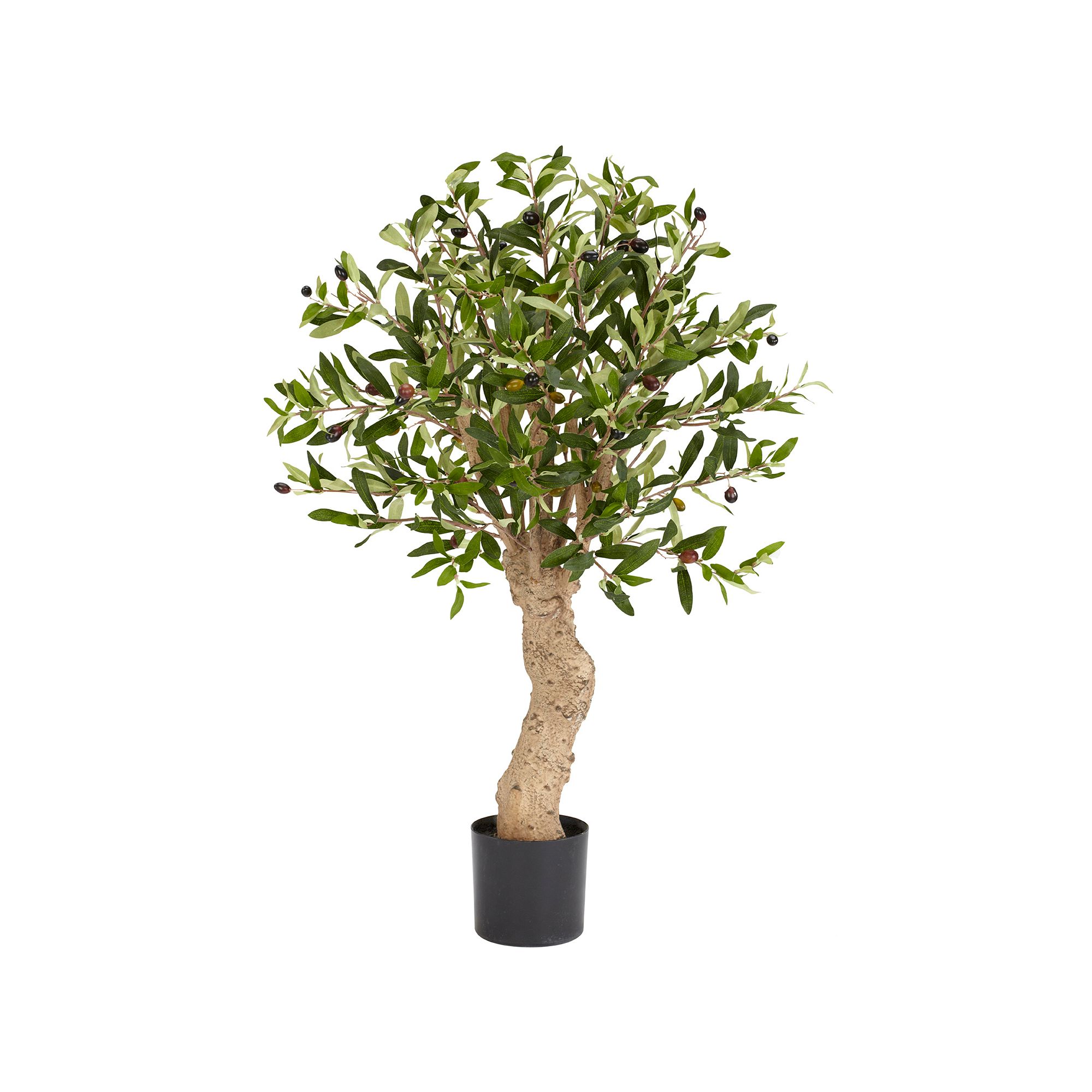 nearly natural 2 1/2-ft. Silk Olive Tree, Green