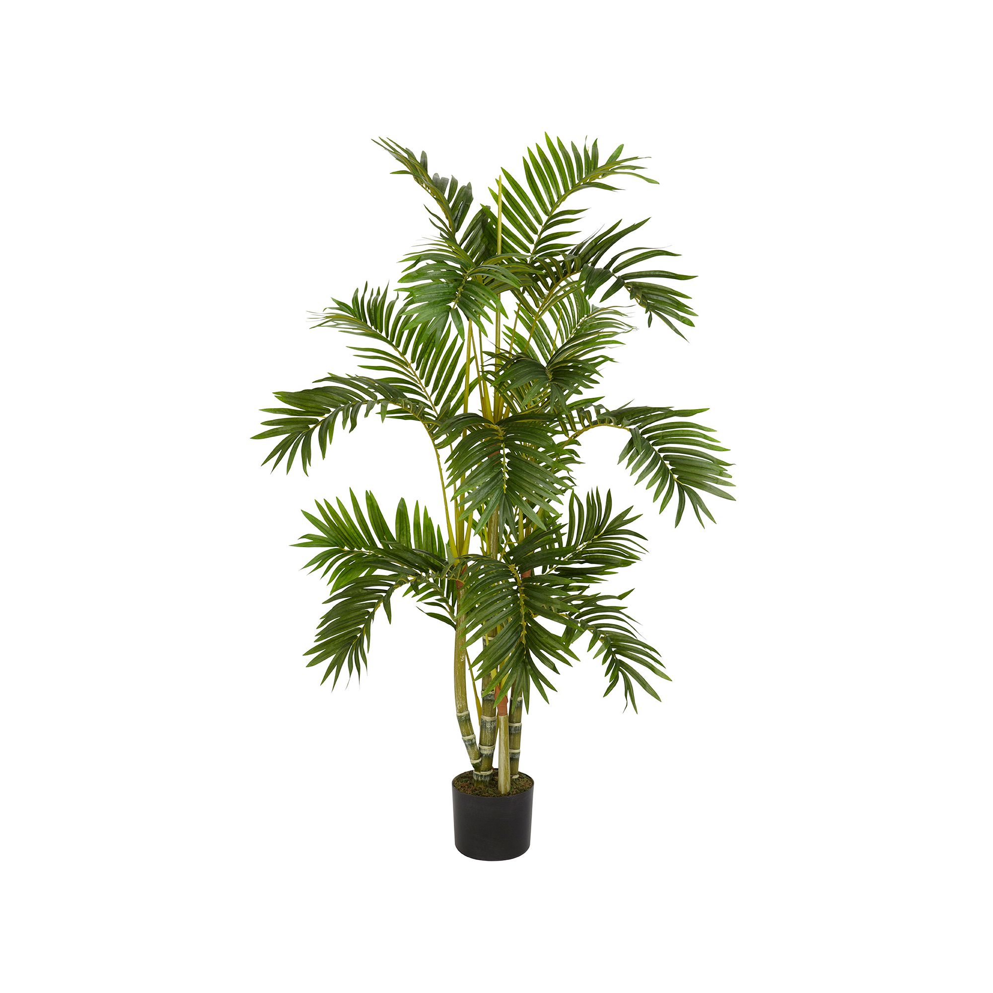 nearly natural 4-ft. Silk Areca Palm Tree, Green