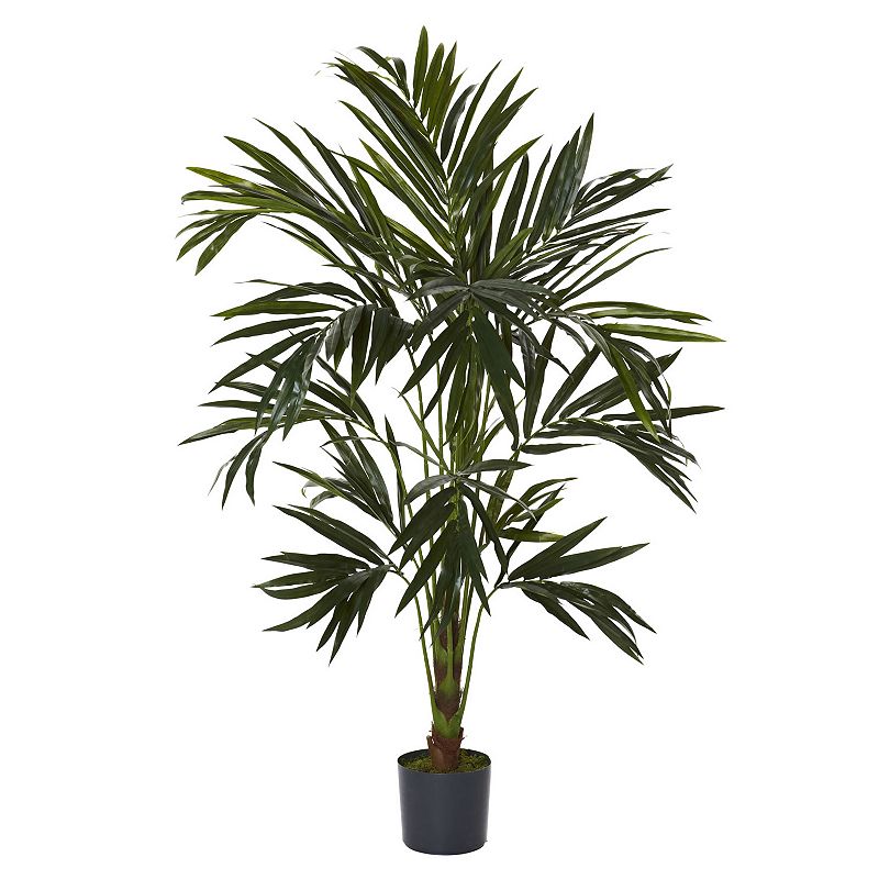 nearly natural Silk 6-ft. Kentia Tree, Green