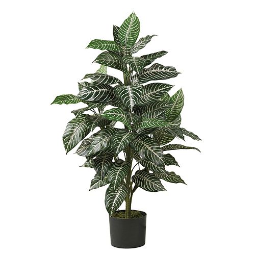 nearly natural Silk 3-ft. Zebra Plant