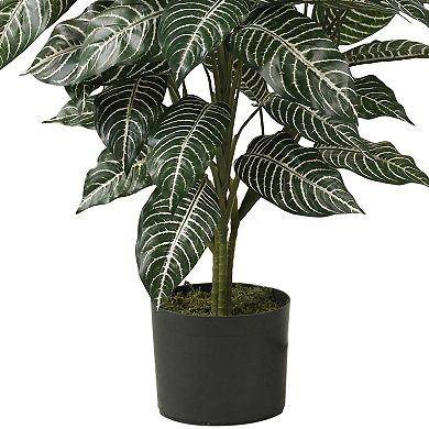 nearly natural Silk 3-ft. Zebra Plant