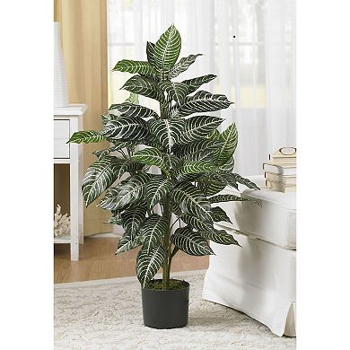 nearly natural Silk 3-ft. Zebra Plant