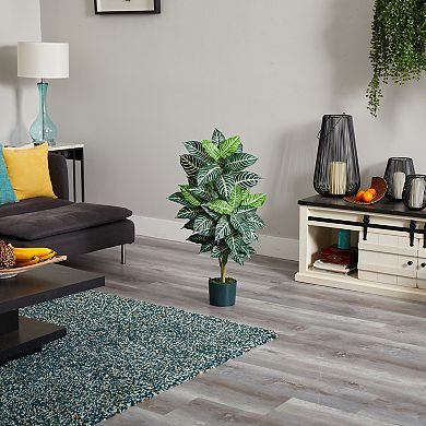 nearly natural Silk 3-ft. Zebra Plant