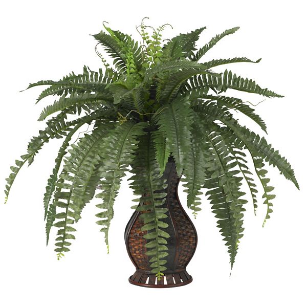 nearly natural Silk Boston Fern Plant