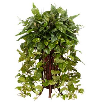 nearly natural Silk Vining Mixed Greens Plant