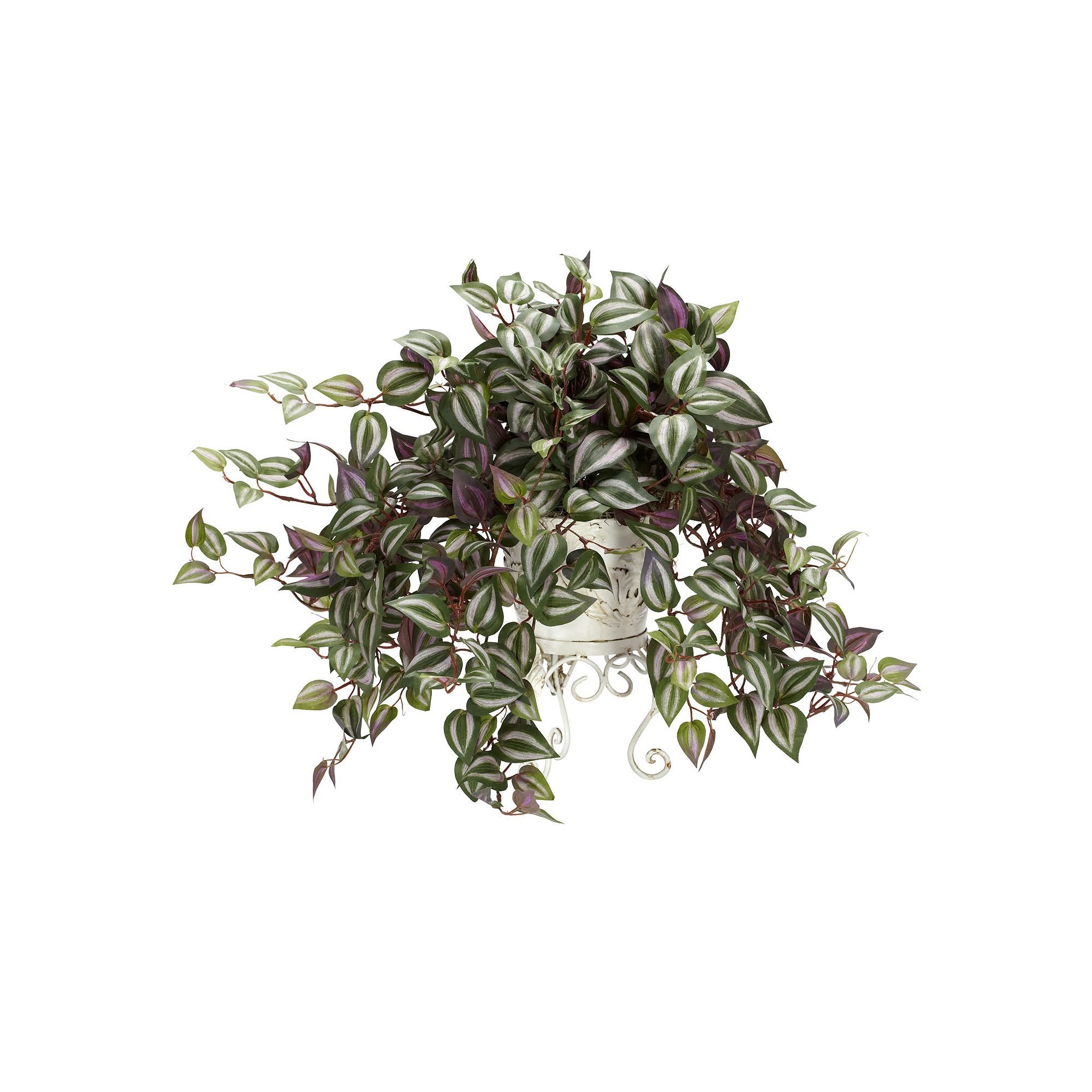 nearly natural Silk Wandering Jew Plant, Green