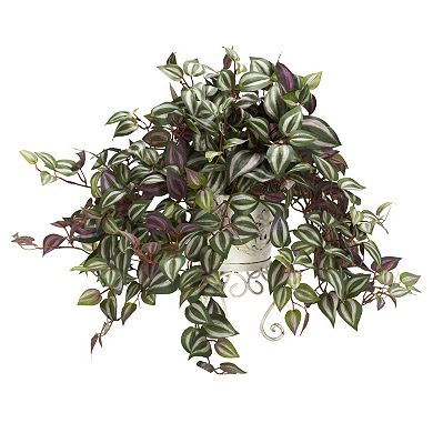 nearly natural Silk Wandering Jew Plant