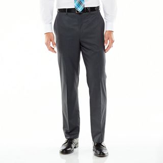 Van Heusen Classic-Fit Patterned Charcoal Suit Separates - Men
